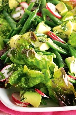 Идеальный зеленый салат и Совиньон Блан